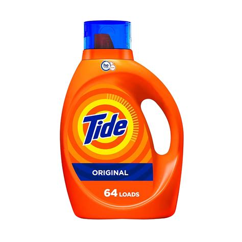 92-Oz Bottle of Tide Original, Ultra Oxi or Free and Gentle Liquid Lau ...