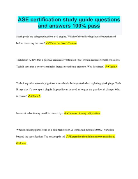 ASE Study Guide 的图像结果