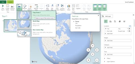 How to Import Data into 3D Maps Excel 的图像结果