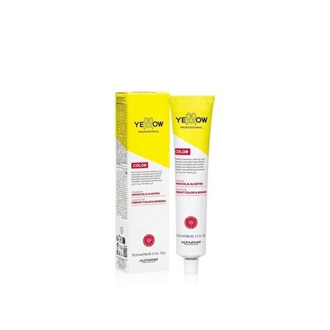 Yellow Professional Color Permanent Cosmetic Coloring Cream 5.53 Light ...