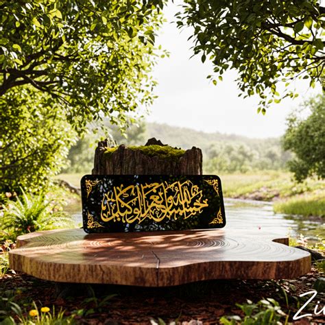 Hasbunallahu Wa Ni'mal Wakeel Wall Art - Islamic Calligraphy Decor ...