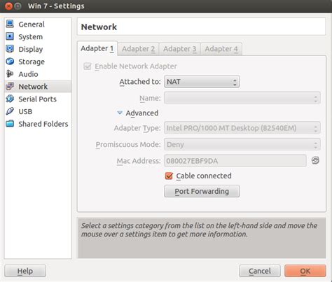 Image result for VirtualBox Network Connection