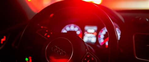 Download wallpaper 2560x1080 audi, car, steering wheel, light ...