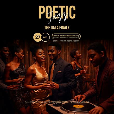 Poetic Jazz: The Gala Finale, Railroad (Inside the Underground Atlanta ...