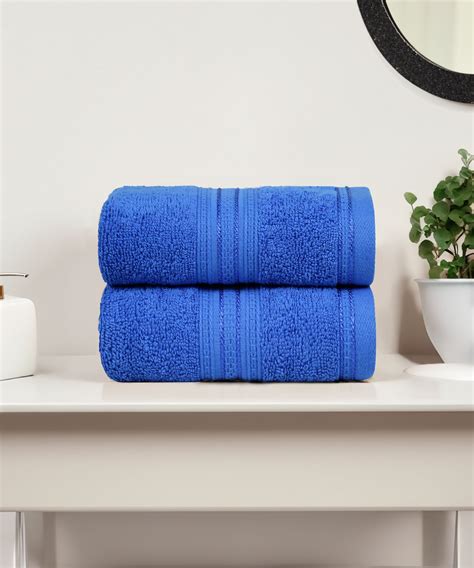 Classic 1Pc Small Hand towel, Palace Blue| 525 GSM Cotton – myTrident India