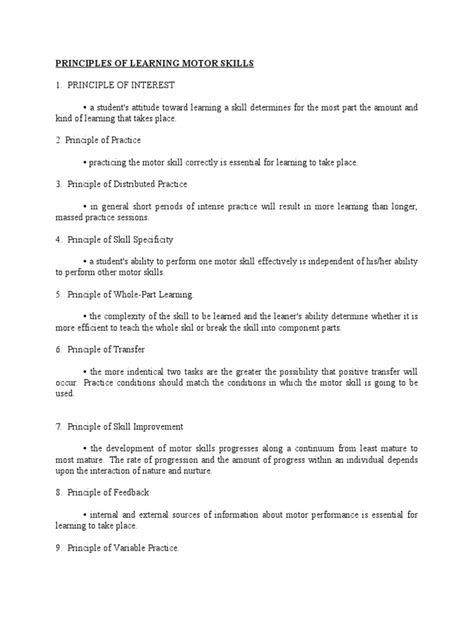 Motor Learning Principles 的图像结果