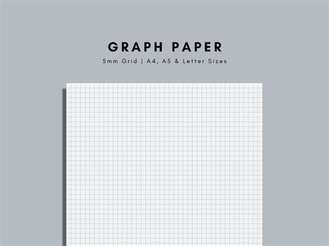 Graph Paper A4 5mm