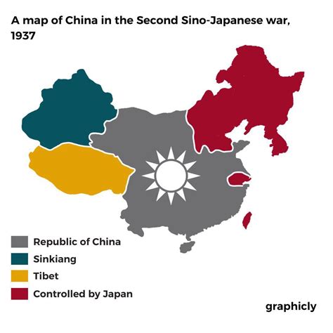 China in the Second Sino-Japanese war, 1937. by... - Maps on the Web