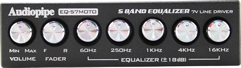 Audiopipe 5 Band Graphic Equalizer with 7 V Line India | Ubuy
