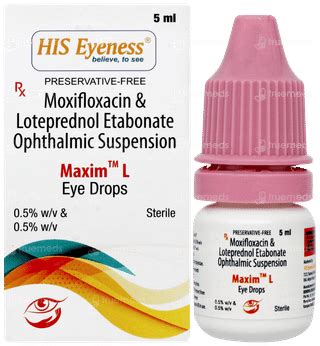Maxim L Eye Drop 5 Ml - Uses, Side Effects, Dosage, Price | Truemeds