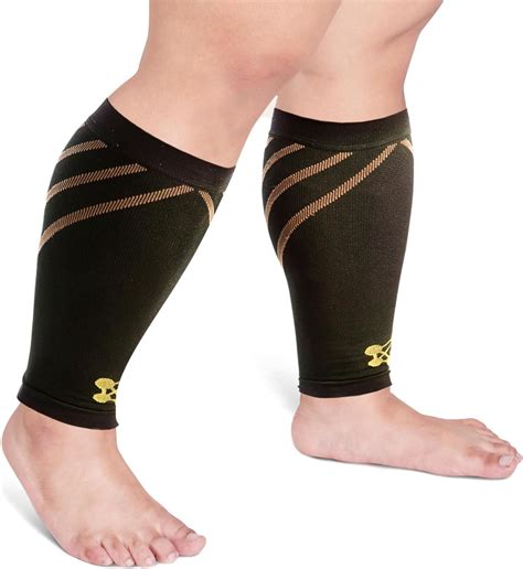 Amazon.com: CopperJoint Wide Calf Compression Sleeve Men - Compression ...