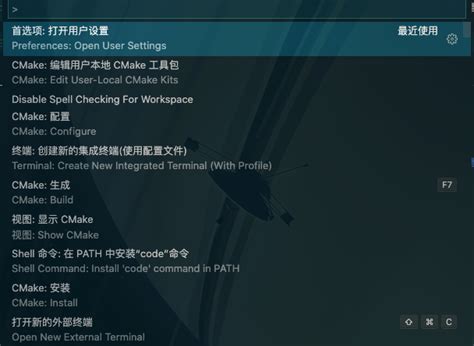 Setting JSON CMake Vscode 的图像结果