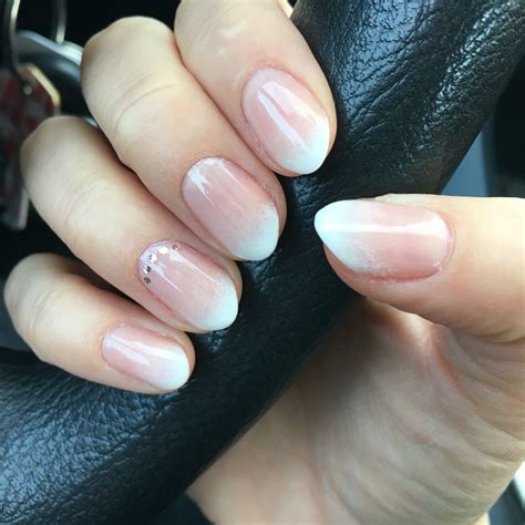 Almond shaped nails ombré French manicure French Manicure Designs ...