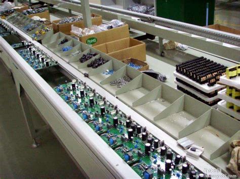自动化加工定做皮带流水线输送机 家电生产输送线 PCB插件流水线-阿里巴巴