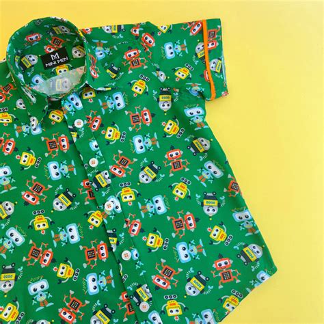 Geeky Robots - Playwear Shirt