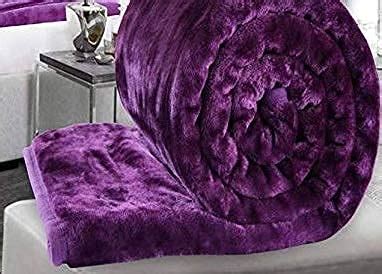 Buy Generic MICROBOOTH Purple Single Bed Blanket Heavy Winter Mink Soft ...