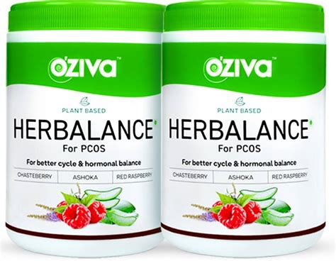 OZiva HerBalance for PCOS (with Myo-Inositol), Natural Drink for PCOS ...