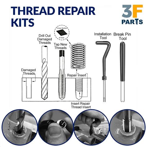 Image result for Using Helicoil Thread Repair Kit