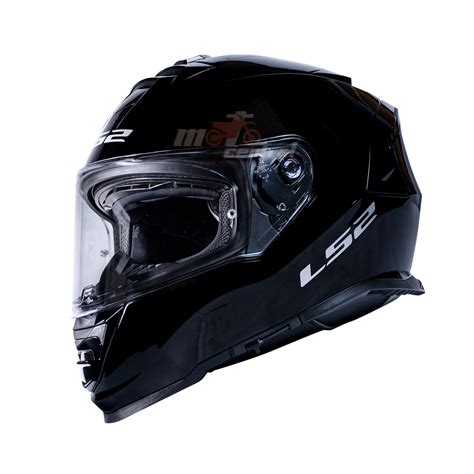 LS2 FF800 Storm II Solid Black Gloss Helmet– Moto Central