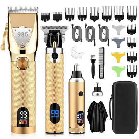 Saoilli Professional Hair Clippers for Men Nose Hair Trimmer Hair ...