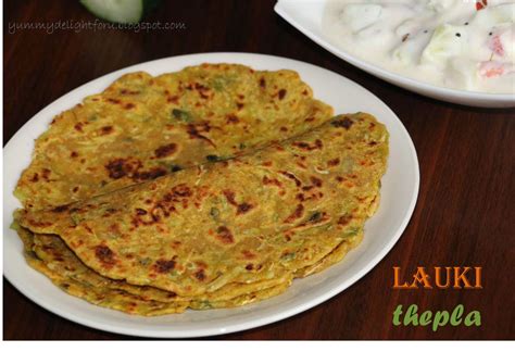 yummy delight for u: Lauki (doodhi) Thepla Recipe- Bottle gourd Thepla