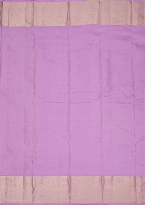 Buy Lavender Zariwork Pure Silk Saree - Koskii