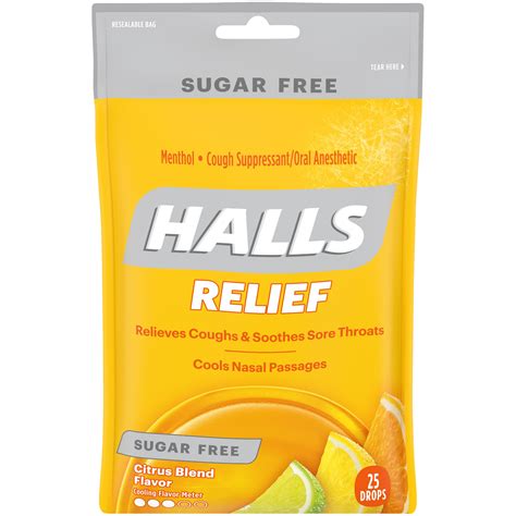Halls Relief Sugar Free Cough Drops | Pick Up In Store TODAY at CVS