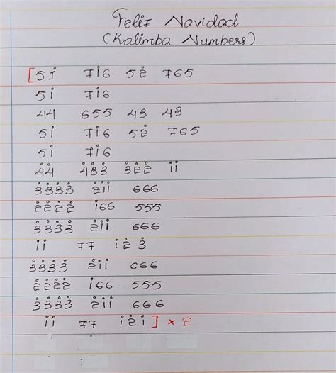 Kalimba Music Using Numbers 的图像结果