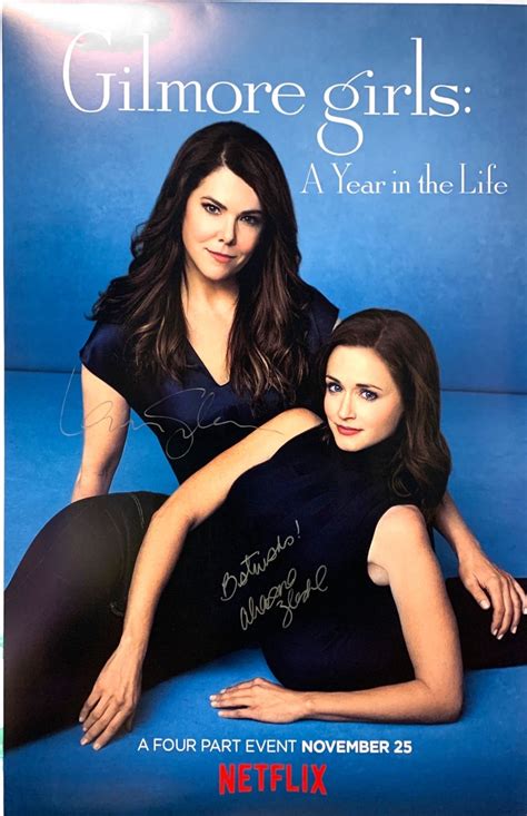 Autographed Gilmore Girls Poster