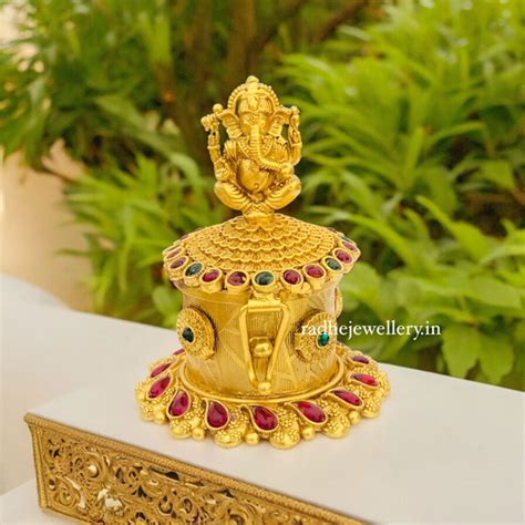 Ganesh design Kumkum Box ,Kumkum Box Design,Buy Gift articles Kumkum B ...