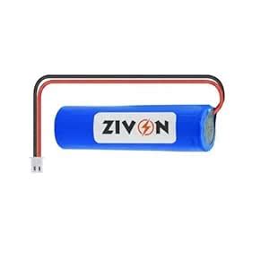 Zivon Battery, 3.7V, 18650 Lithium-ion Battery with JST-XH 2.5mm ...