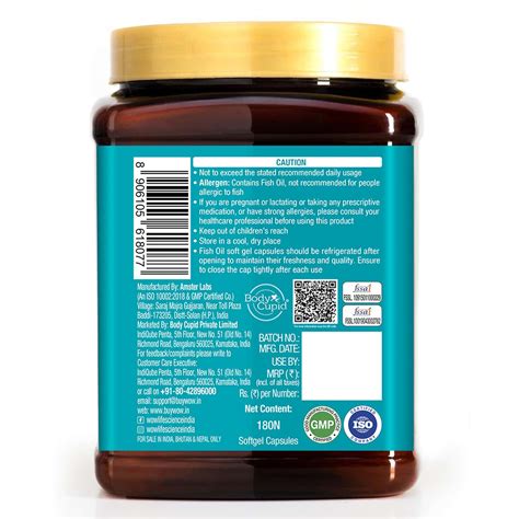 Buy WOW LIFE SCIENCE OMEGA-3 1500MG CAPSULES WITH FISH OIL - EPA 270 ...