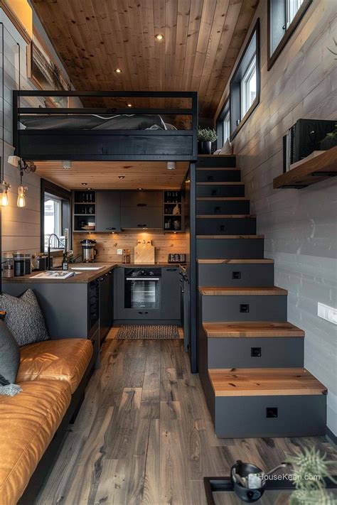 21 Tiny Houses With Staircases That Just Work (Pictures)