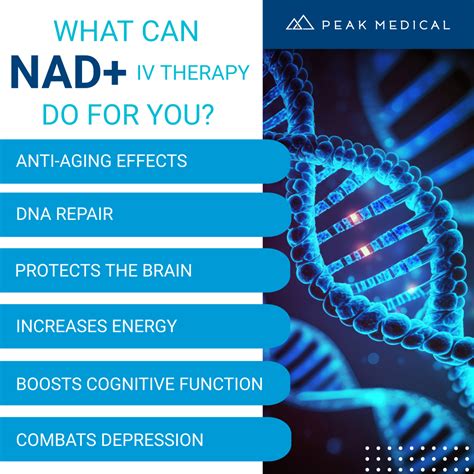 Health and Wellness Through NAD+ Therapy Benefits - Peak Medical