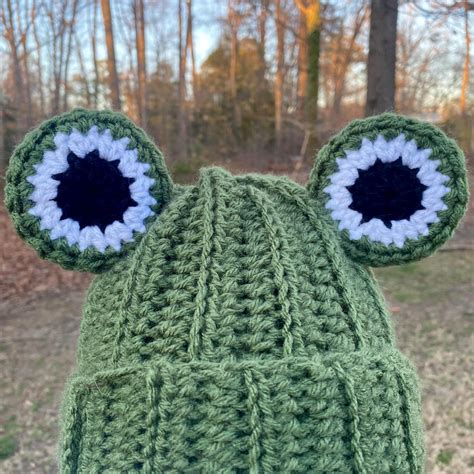 Crochet Frog Beanie - Etsy