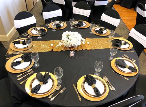 +16 Black White And Gold Birthday Party Decorations Ideas - inya-head