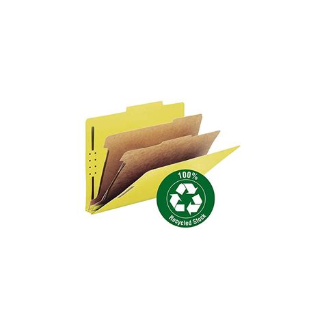 Buy Smead 100% Recycled Pressboard Classification File Folder, 2 ...