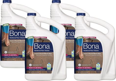 Amazon.com: Bona® Hardwood Floor Cleaner Refill, 128 Fl Oz (Pack of 2 ...