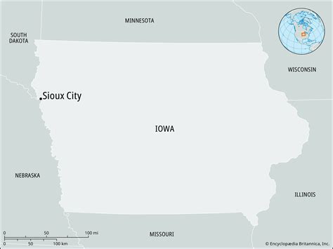 Sioux City | Iowa, Map, & History | Britannica