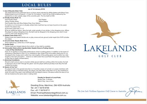 Lakelands Golf Club - Gold Coast Golf Courses - A Jack Nicklaus ...