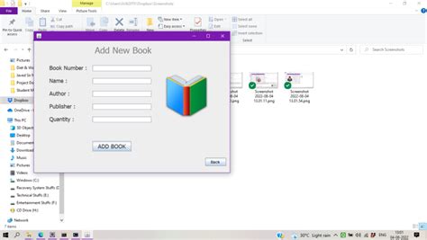 Image result for Library Management System Java Project Output Screen