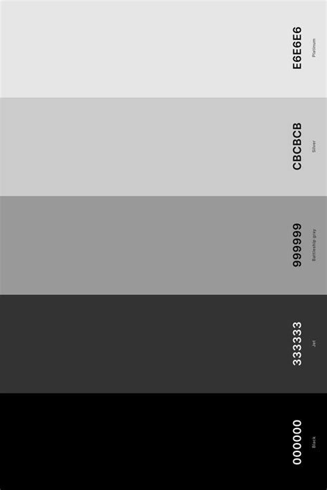 Grey Color Code 的图像结果