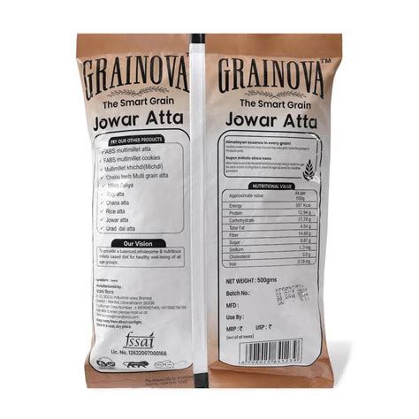 Jowar Atta | Sorghum Flour | Buy Grainova Jowar Flour Online
