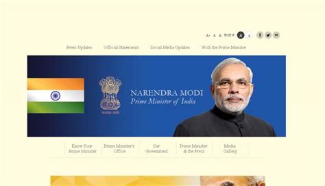 Revamped PMO website launched as Modi highlights power of tech, social ...