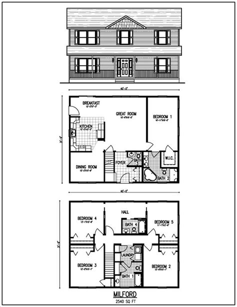 Beautiful 2 Story House Plans With Upper Level Floor Plan - Mewe ...