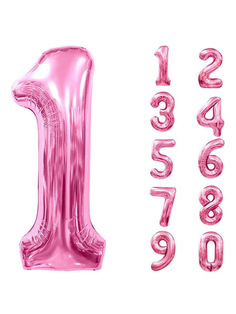 40 Inch Large Numbers Balloons ,Foil Mylar Big Number Balloons for ...