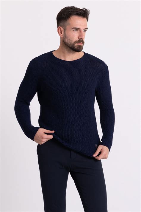 MCR MEN'S SWEATER- DARK BLUE – ESCO CLOTHIERS
