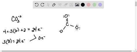 SOLVED: 'The completed Lewis structure of (CO3)2 contains a total of ...