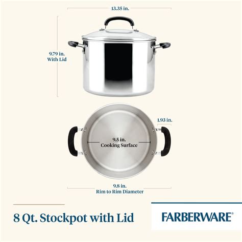 8-Quart Stainless Steel Stockpot — Farberware Cookware