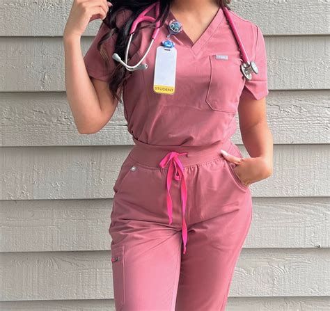 pink figs scrubs — nursing | Medical scrubs outfit, Scrubs outfit ...